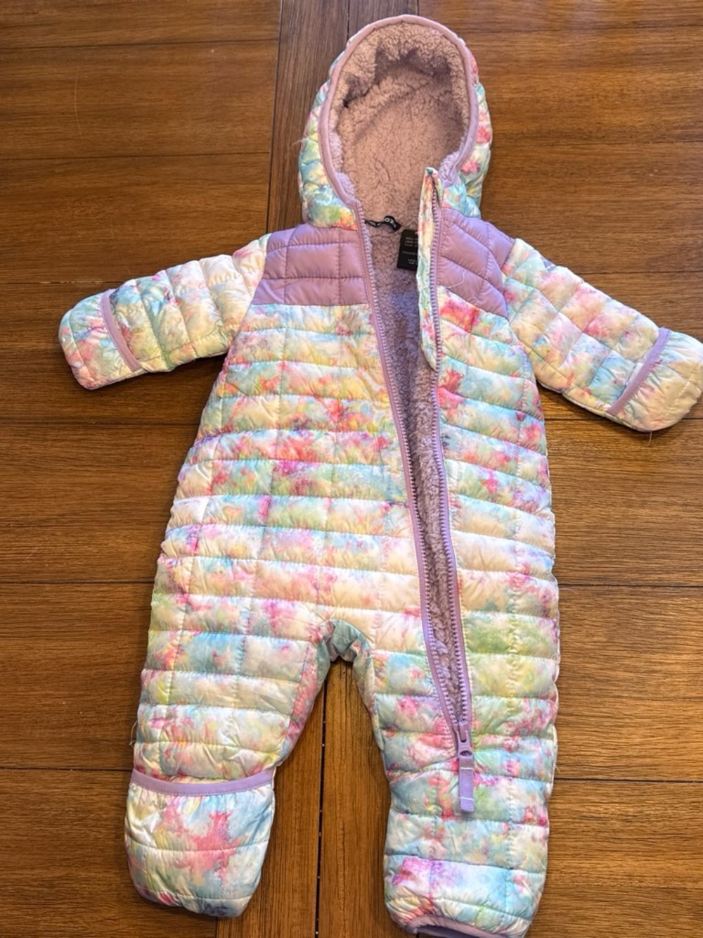 Snozu Pastel Multi-Color Puffer Snowsuit